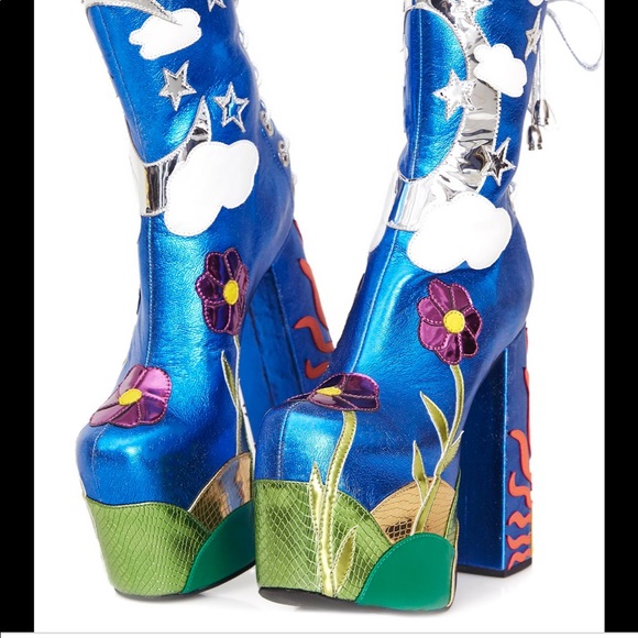 funky platform boots